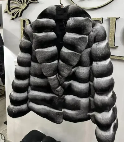 Cordelia Comfortable Chinchilla Fur Jacket