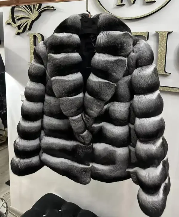 Cordelia Comfortable Chinchilla Fur Jacket