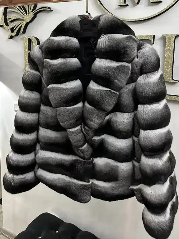 Cordelia Comfortable Chinchilla Fur Jacket