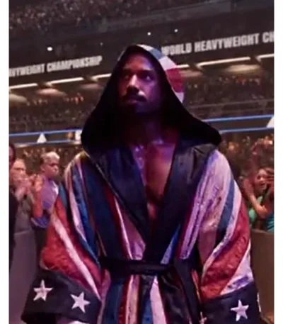 Creed 3 Adonis American Flag Robe