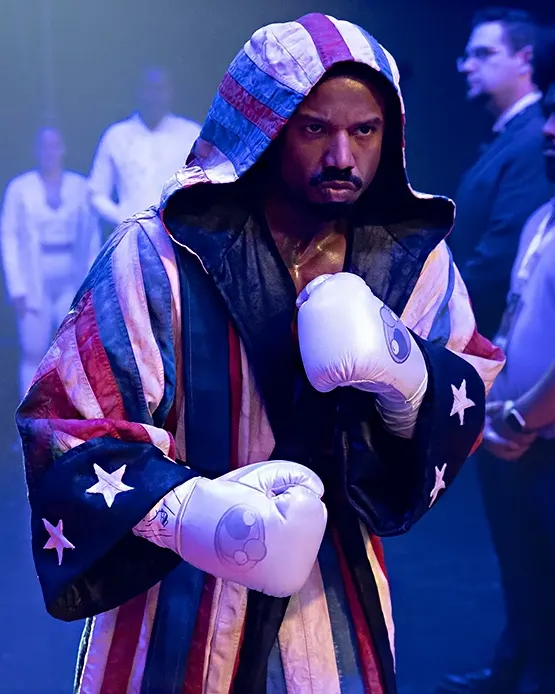 Creed 3 Adonis American Flag Robe Creed 3 Adonis American Flag Robe