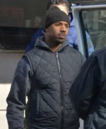 Creed Michael B Jordan Grey Quilted Vest