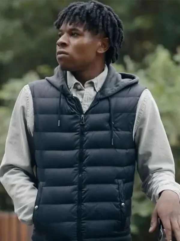 Criminal Record Patrick Burrowes Black Puffer Vest