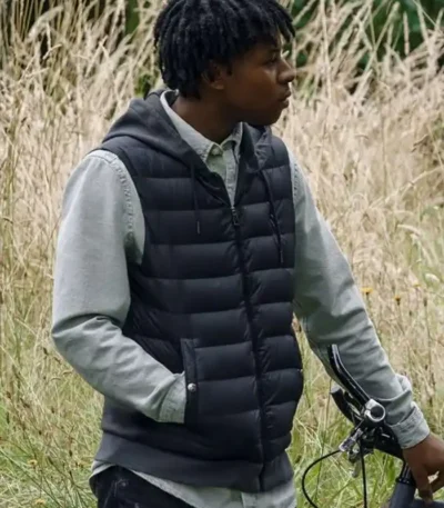 Criminal Record Patrick Burrowes Black Puffer Vest