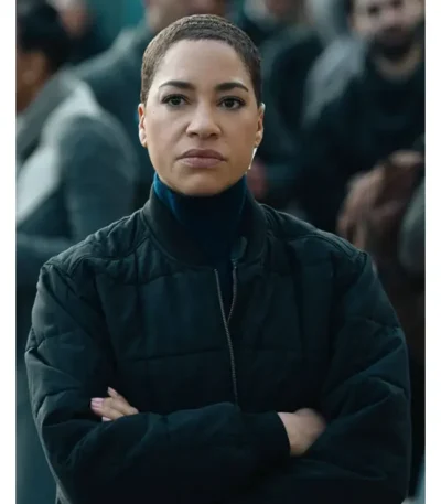 Criminal Record S02 Cush Jumbo Black Quilted Jacket