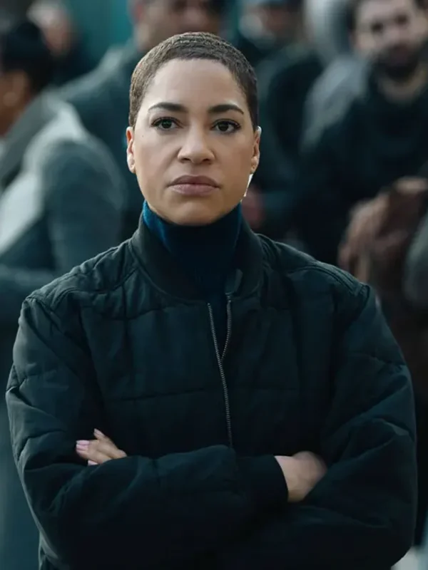 Criminal Record S02 Cush Jumbo Black Quilted Jacket