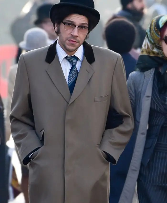 Cruella Joel Fry Cotton Beige Coat Cruella Joel Fry Cotton Beige Coat