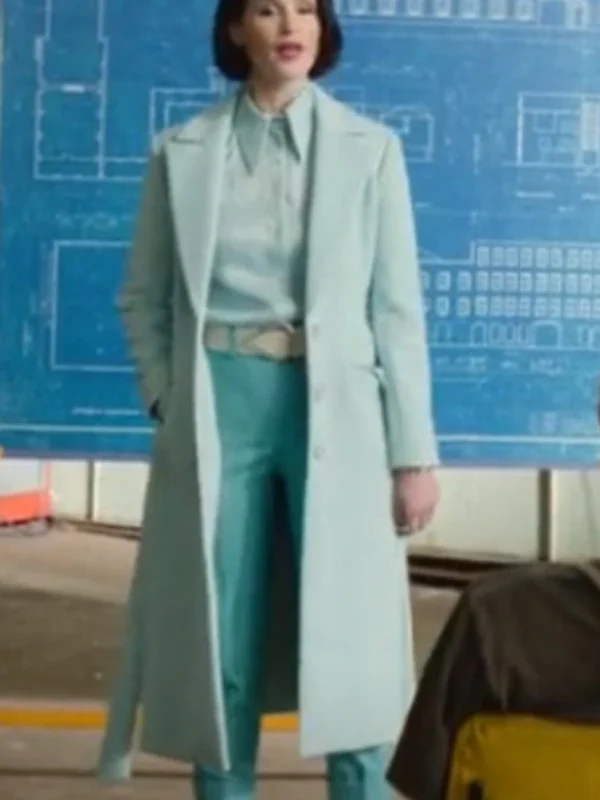 Culprits Gemma Arterton Blue Trench Coat