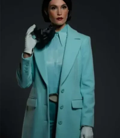 Culprits Gemma Arterton Blue Trench Coat