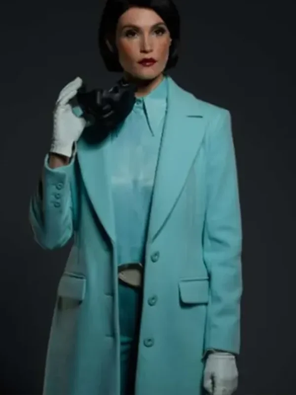 Culprits Gemma Arterton Blue Trench Coat