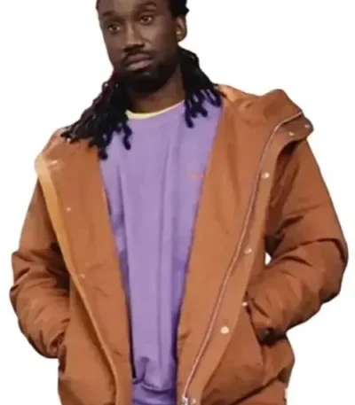 Culprits S01 Joe Petrus Brown Hooded Jacket