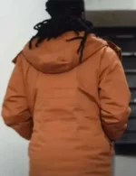 Culprits S01 Joe Petrus Brown Hooded Jacket