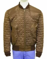 DCs Legends Of Tomorrow Jefferson Jackson Brown Bomber Jacket