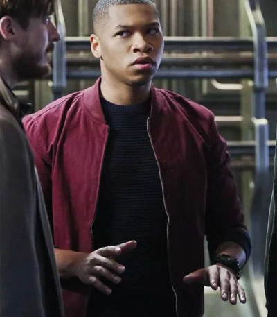 DC’s Legends Of Tomorrow Jefferson Jackson Maroon Jacket