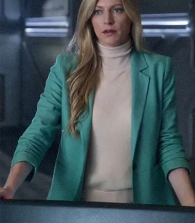 DCs Legends of Tomorrow S06 Ava Sharpe Blue Blazer