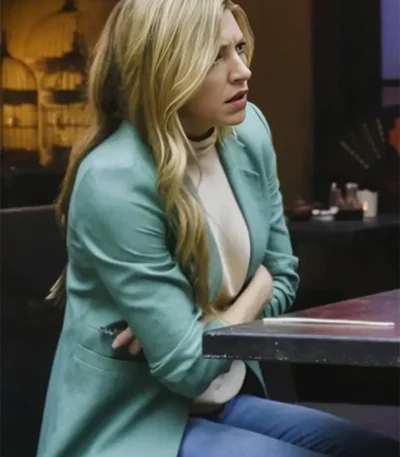 DCs Legends of Tomorrow S06 Ava Sharpe Blue Blazer