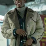 Da’Vinchi BMF Shearling Fur Suede Leather Coat