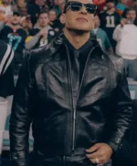Halftime Show Daddy Yankee Black Leather Jacket