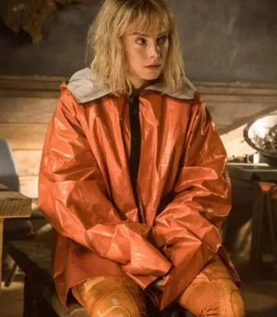 Daisy Ridley Chaos Walking Orange Parachute Jacket