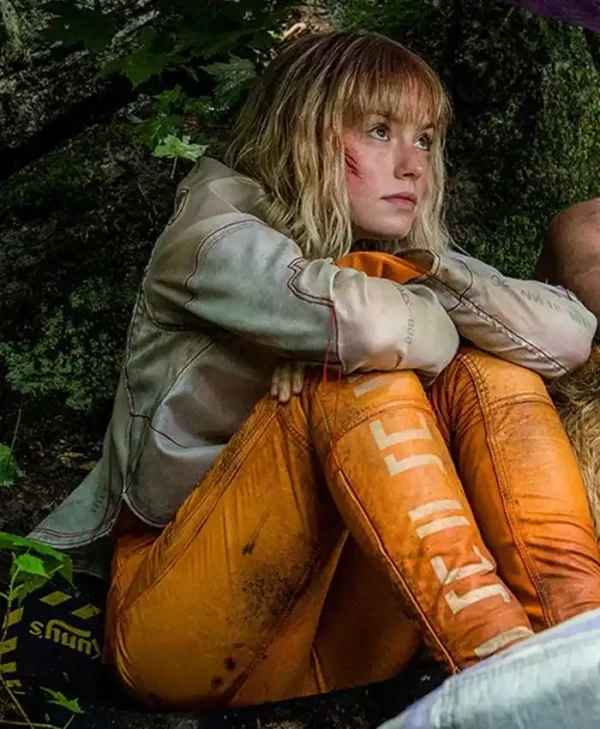 Daisy Ridley Chaos Walking Viola Eade Round-Collar Jacket
