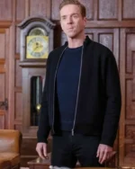 Damian Lewis Billions S05 Black Fleece Jacket