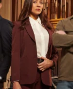 Dania Ramirez Alert Missing Persons Unit Burgundy Blazer