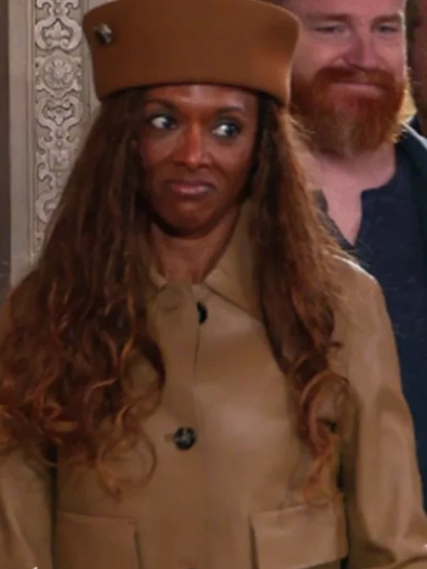 Danielle Reyes The Traitors US Brown Leather Jacket