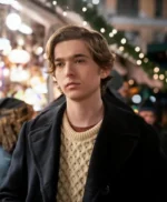 Dash and Lily Austin Abrams Black Coat