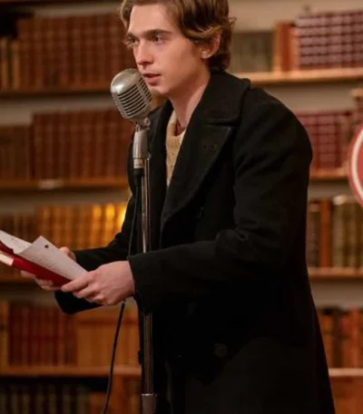 Dash and Lily Austin Abrams Black Coat