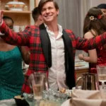 Dash and Lily Edgar Checkered Tuxedo Jacket