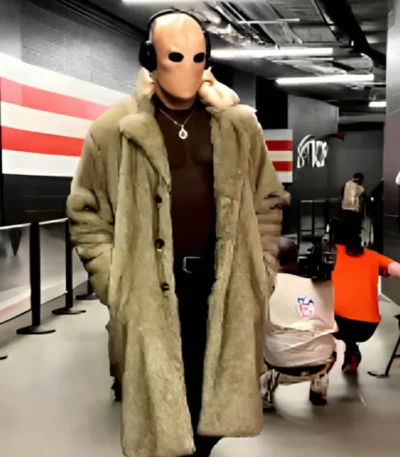 David Njoku Cleveland Browns Fur Trench Coat