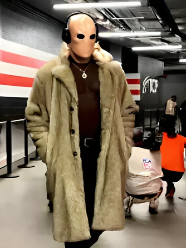 David Njoku Cleveland Browns Fur Trench Coat