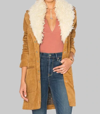Days Of Our Lives Wendy Fur Collar Coat