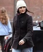 Dead Ringers S01 Rachel Weisz Black Pea Coat