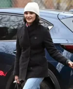 Dead Ringers S01 Rachel Weisz Black Pea Coat
