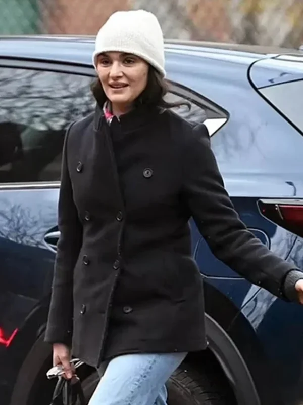 Dead Ringers S01 Rachel Weisz Black Pea Coat