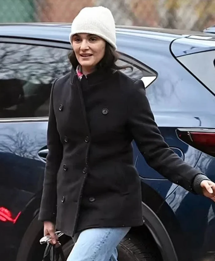 Dead Ringers S01 Rachel Weisz Black Pea Coat Dead Ringers S01 Rachel Weisz Black Pea Coat
