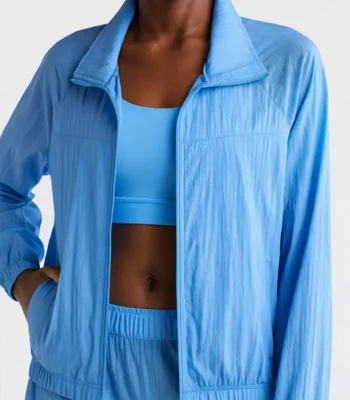 Deanne Janson Blue Bloods Blue Cotton Jacket