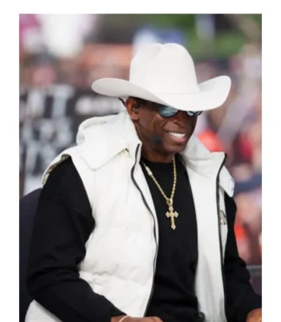 Deion Sanders College Gameday 2023 White Vest
