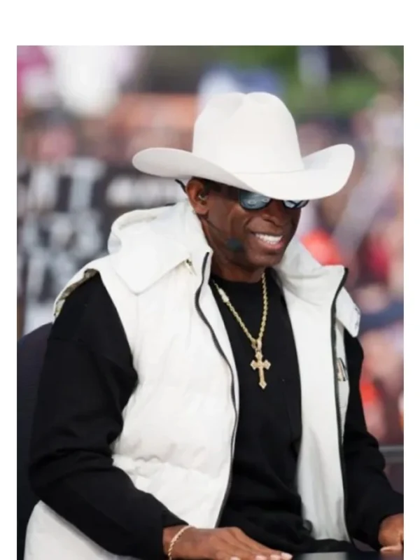 Deion Sanders College Gameday 2023 White Vest