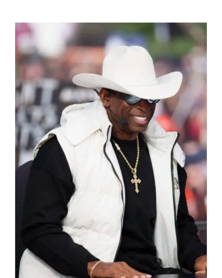Deion Sanders College Gameday 2023 White Vest Deion Sanders College Gameday 2023 White Vest