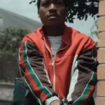 Demetrius Lil BMF S03 Orange Jacket