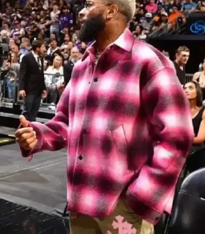 Odell Beckham Jr. Plaid Wool Jacket