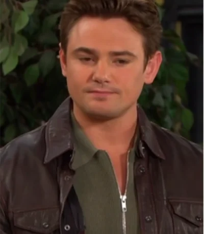 DiMera Days of Our Lives Leather Shacket