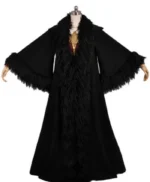 Wonder Woman 1984 Black Hooded Coat