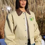 PFW Dina Ayada Leather Jacket