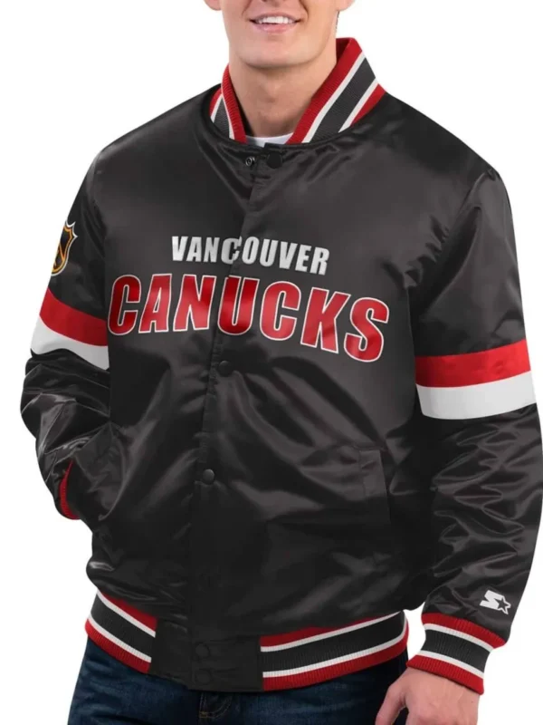 Diveplay Vancouver Canucks Black Jacket