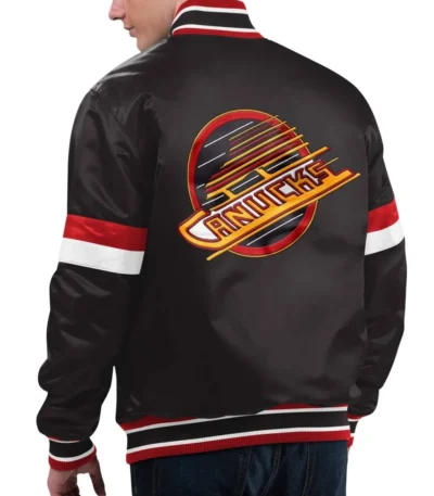 Diveplay Vancouver Canucks Black Jacket