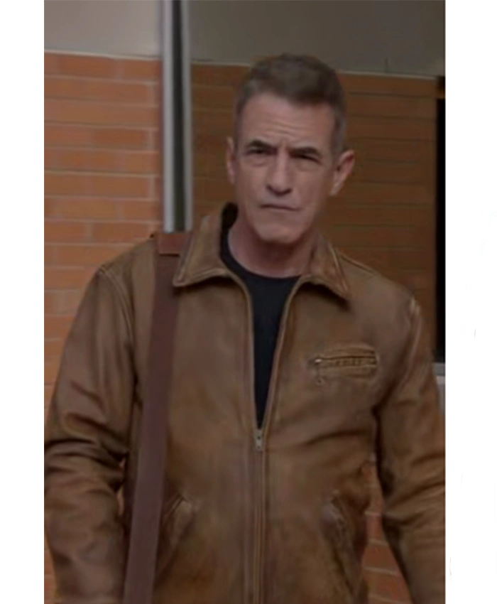 Dom Pascal Chicago Fire S13 Brown Leather Jacket Dom Pascal Chicago Fire S13 Brown Leather Jacket