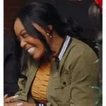 DomiNque Perry Unexpected Christmas Green Jacket